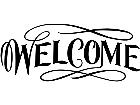  Sign Words Welcome 2 1 4 V A 1 Decal