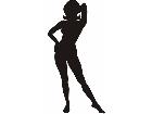  Silhouette Bikini Decal