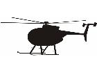  Silhouette Helicopter Decal