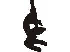  Silhouette Microscope Decal
