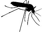  Silhouette Mosquito Decal