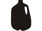  Silhouette One Gallon Decal