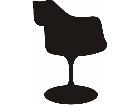  Silhouette Plastic Chair Decal