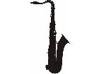  Silhouette Saxophone Decal