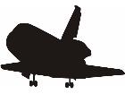  Silhouette Shuttle Decal