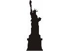  Silhouette Statue Of Liberty Decal