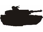  Silhouette Tank Decal