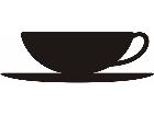  Silhouette Teacup Decal