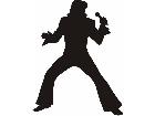  Silhouette The King Decal