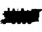  Silhouette Train Decal