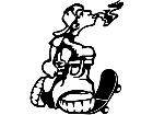  Skaten Smoke Decal