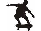  Skater Sihouette 0 2 Decal