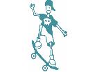  Skater Stick Figure Decal