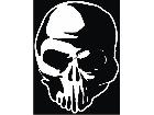  Skull 1 2 Decal