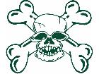  Skull Cartoon 1 2 Decal