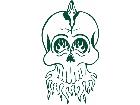  Skull Cartoon 1 3 Decal