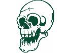  Skull Cartoon 1 8 Decal