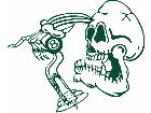 Skull Cartoon 1 9 Decal