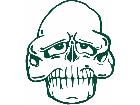  Skull Cartoon 2 3 Decal