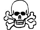  Skull Crossbones 0 9 Decal