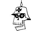  Skull German Decal
