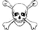  Skulland Crossbones M G P A 1 Decal