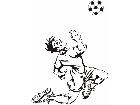 Soccer Kick Up M B 1 Decal