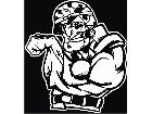  Soldier Tough Guy Decal