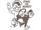  Spankthe Monkey Decal