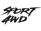  Sport Word 4wd Decal