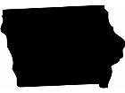  States Iowa Decal