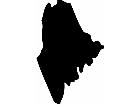  States Maine Decal