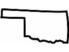  States Oklahoma Outline Decal