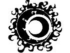  Sun Moon Decal