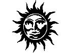 Sun Silhouette Decal