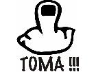  T O M A Decal