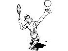  Tennis Serve M B 1 Decal