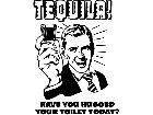  Tequila Hug Toilet Decal
