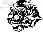  Tiger Head 2 Decal