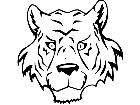 Tiger Head 2 M B 1 Decal