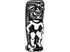  Tiki Art 1 2 Decal