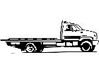  Tow Truck Flatbed Decal