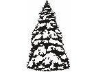  Trees Flowers Snowy Fir P A 1 Decal
