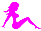  Trucker Sexy Mudflap Girl Decal
