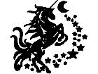  Unicorn Stars Decal