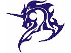  Unicorn Tribal Decal