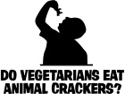  Vegetarians Eat Animals Decal