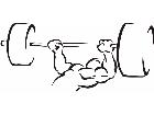  Weightlifter Bench Press M B 1 Decal