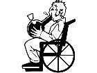  Wheelchair Bong Decal