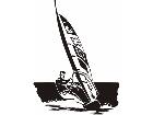 Wind Surfer Decal